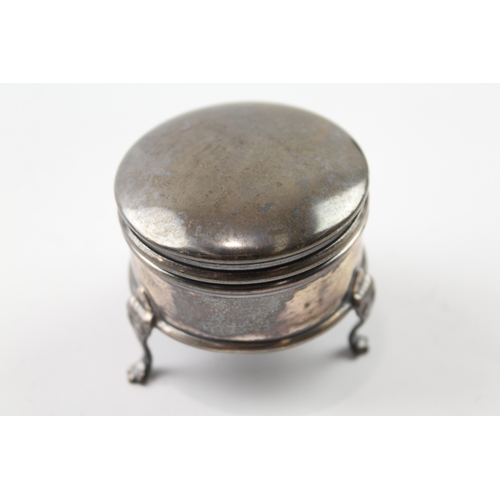 64 - .925 sterling silver jewellery / trinket box