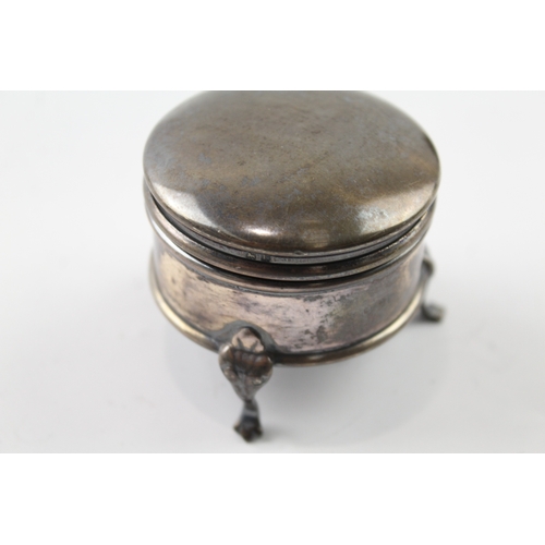 64 - .925 sterling silver jewellery / trinket box