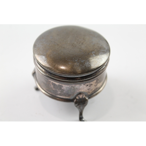 64 - .925 sterling silver jewellery / trinket box