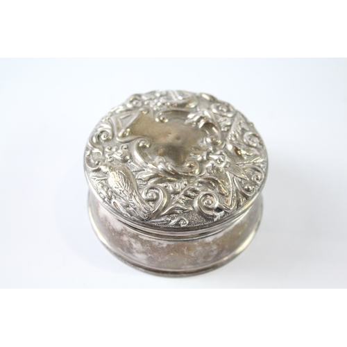 65 - .925 strerling silver jewellery / trinket box