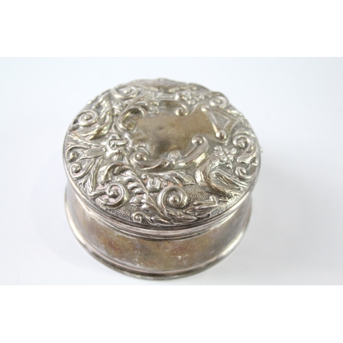 65 - .925 strerling silver jewellery / trinket box