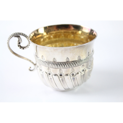 72 - Victorian .925 sterling silver christening cup