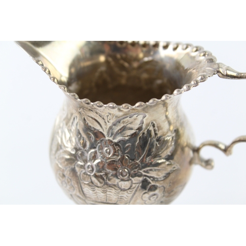 77 - .925 sterling silver victorian ornate cream jug