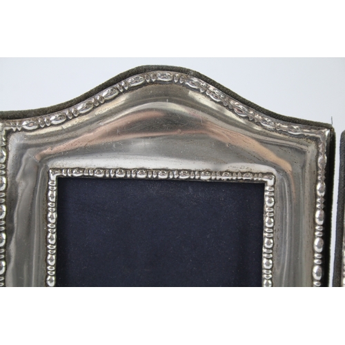 86 - 3 x .925 sterling silver photograph frames