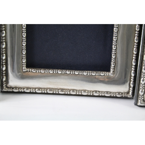 86 - 3 x .925 sterling silver photograph frames