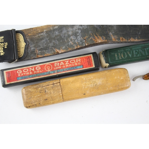 508 - Vintage Cut Throat Razors w/ Strop