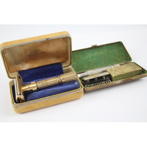 511 - Vintage Razors in Cases Inc Gillette