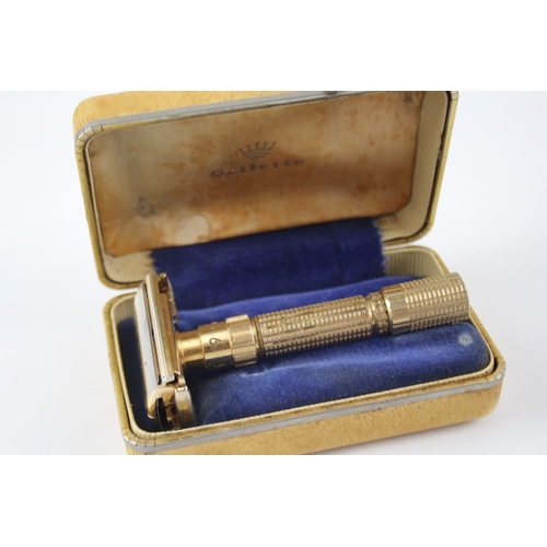 511 - Vintage Razors in Cases Inc Gillette