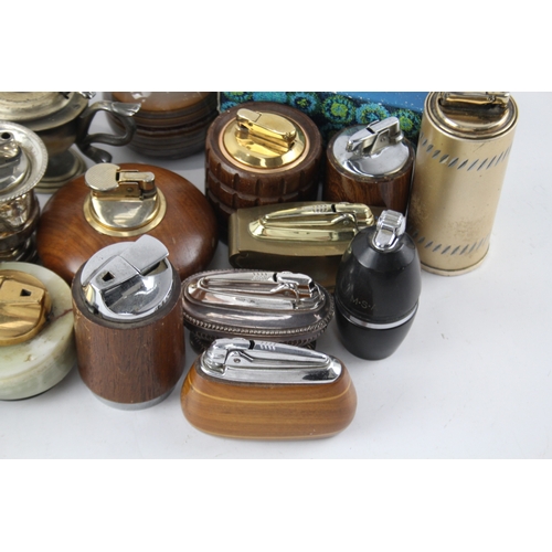 513 - Table Lighters Inc Jasper, Ronson, Dunhill, Etc Joblot