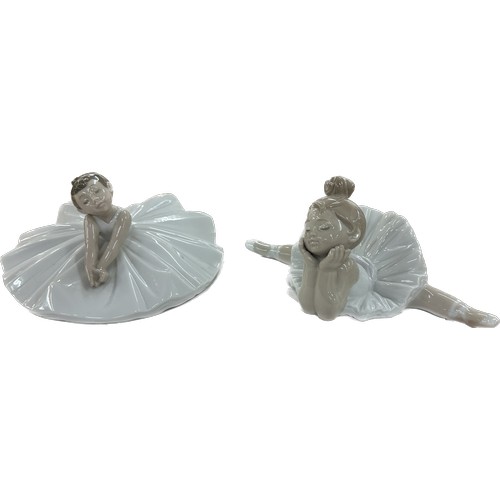 123 - Two ballerina Nao figurines