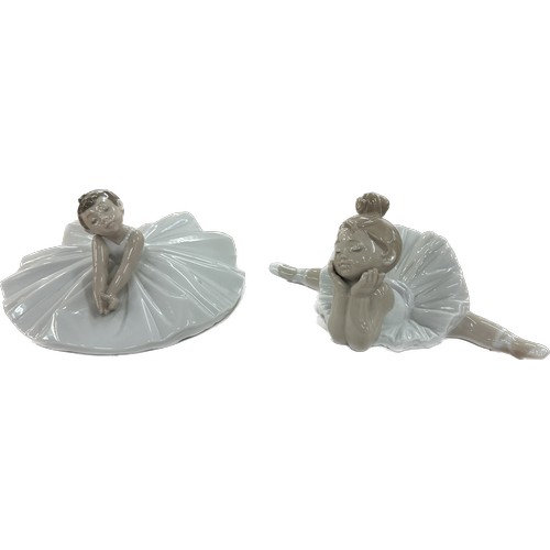 123 - Two ballerina Nao figurines