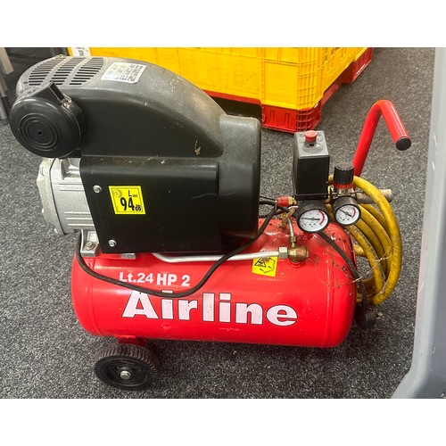 296 - Air line LT.24.HP2 air compressor - untested