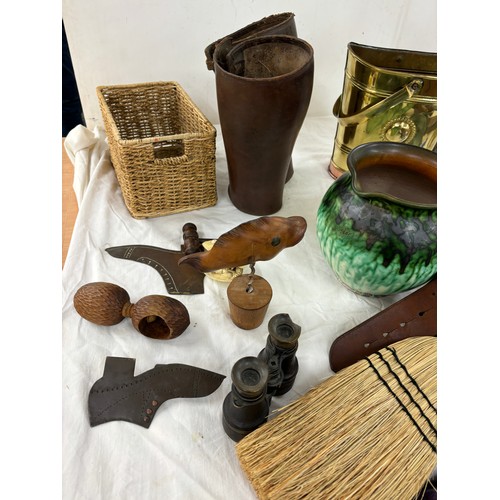 170 - Selection of miscellaneous items includes trophy, bucket etc