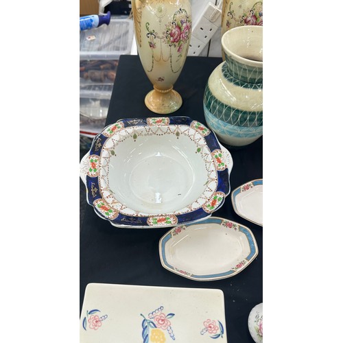 243 - Selection of vintage porcelain items to include Poole etc