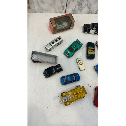 63 - Selection of vintage die cast cars