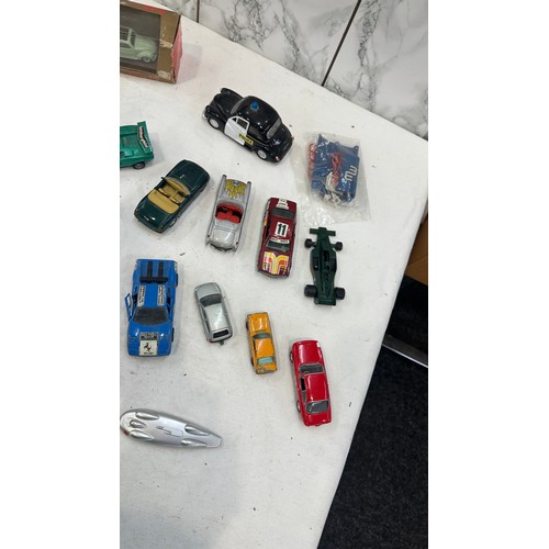 63 - Selection of vintage die cast cars