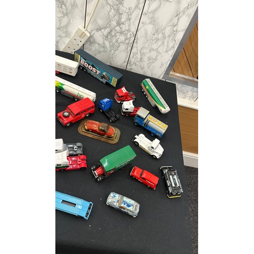 462 - Selection of trucks, Eddie Stobart, buses assortment of toy vehicles