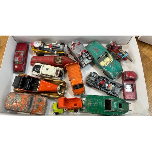 531 - Selection of vintage die cast vehicles to include Corgi Juniors Terrys Banger, Toms GO-CAT etc