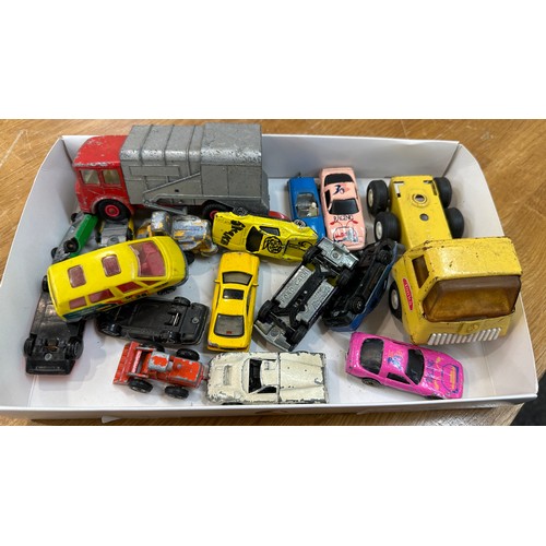 26 - Selection of vintage die casts vehicles to include Corgi Rockets etc