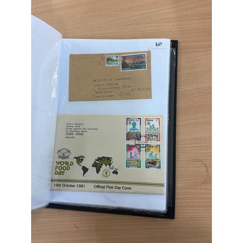 48 - End of WW11 issues and coins ( UNCIR ) Guernsey first day covers - Elvis Presley series