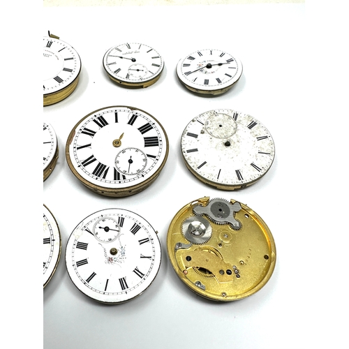 323 - selection of antique pocket watch movements