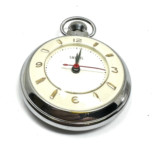 324 - 2 Vintage pocket watches smiths & ingersoll both ticking in good condition