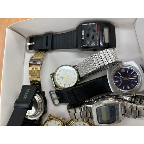 481 - Selection of vintage and later watches includes Simba, Ingersol etc