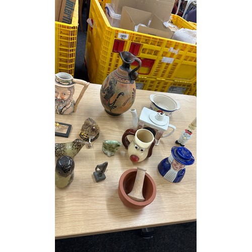 222 - Selection of miscellaneous includes paperweights, vases etc