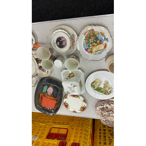 222 - Selection of miscellaneous includes paperweights, vases etc