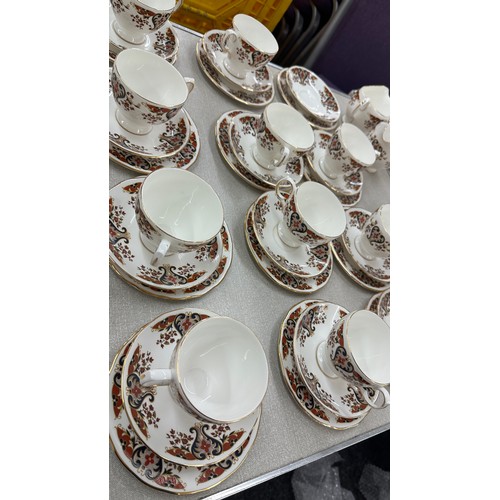 250 - Part Colclough tea service includes cups, saucers plates etc