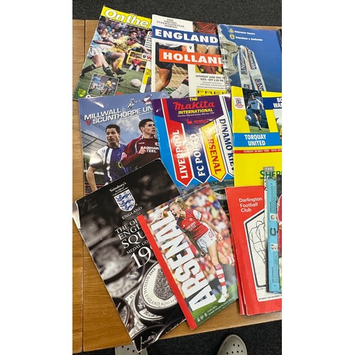 171 - 1960s-2010 + over 200 football programmes - England, Cup Finals, Premier, League, Non-League plus ma... 