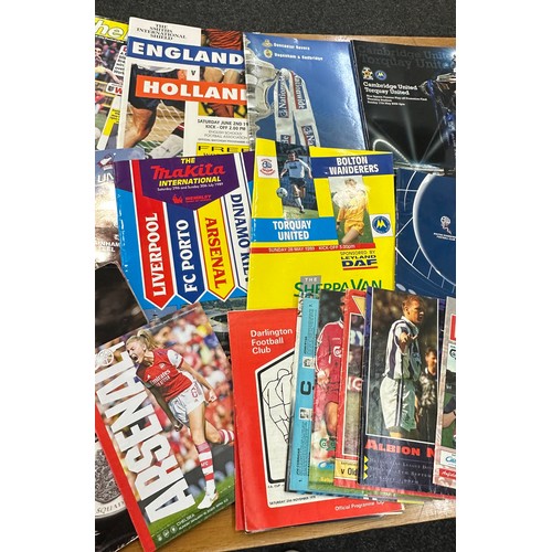 171 - 1960s-2010 + over 200 football programmes - England, Cup Finals, Premier, League, Non-League plus ma... 