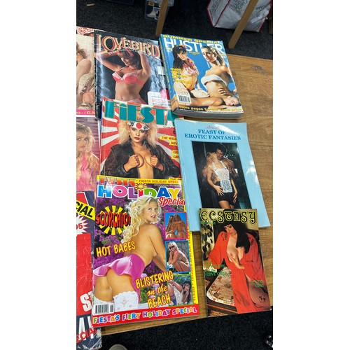 59 - Selection of vintage adult magazines