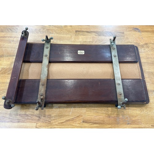 271 - Vintage wooden and metal press by ' Selfridge&Co London'