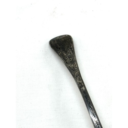 513 - Vintage silver hallmarked Silver berry ladle total weight 49 grams