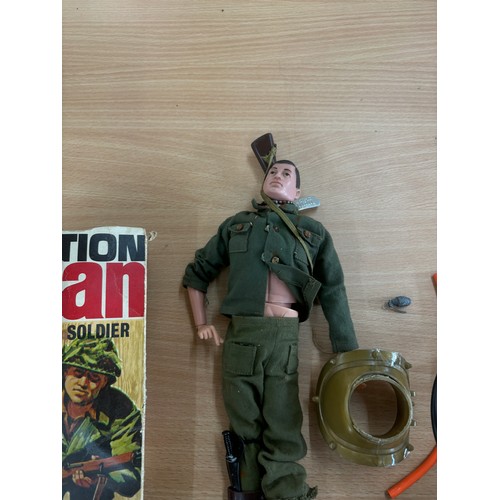 13 - Vintage 1964 Action man figures and accessories