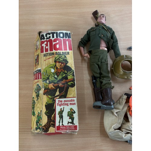 13 - Vintage 1964 Action man figures and accessories