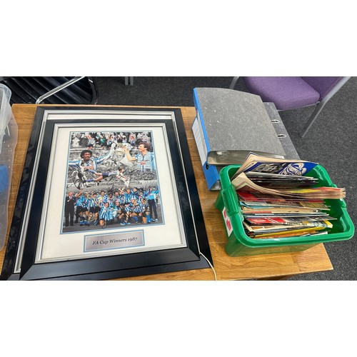 265 - Large selection of Coventry football memorabilia