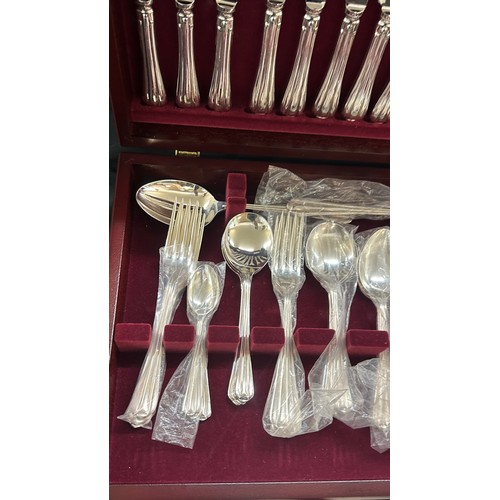 4 - Arthur Price of England silver plated canteen of cutlery - looks to be complete