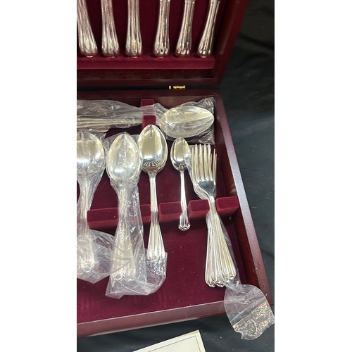 4 - Arthur Price of England silver plated canteen of cutlery - looks to be complete