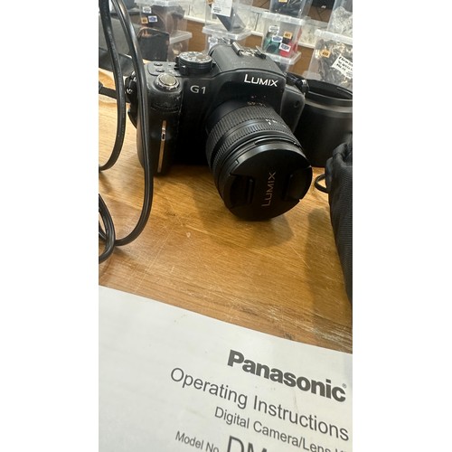 328 - Panasonic Lumix Camera model no DMC-G1K - untested