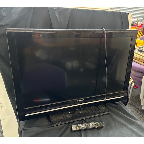 266 - Sharp LDC colour tv model no LC-32SH130K with remote - untested