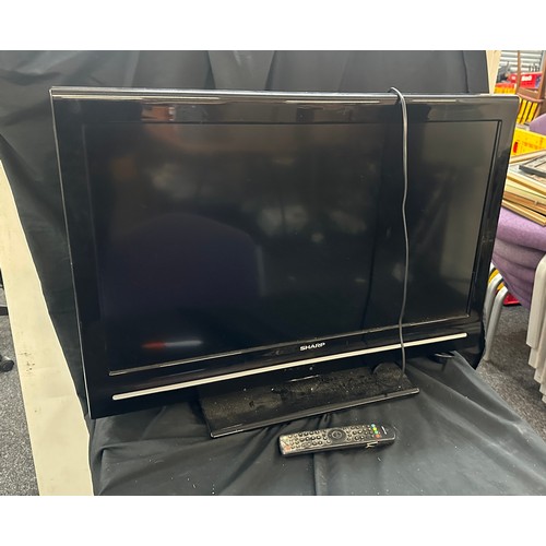 266 - Sharp LDC colour tv model no LC-32SH130K with remote - untested