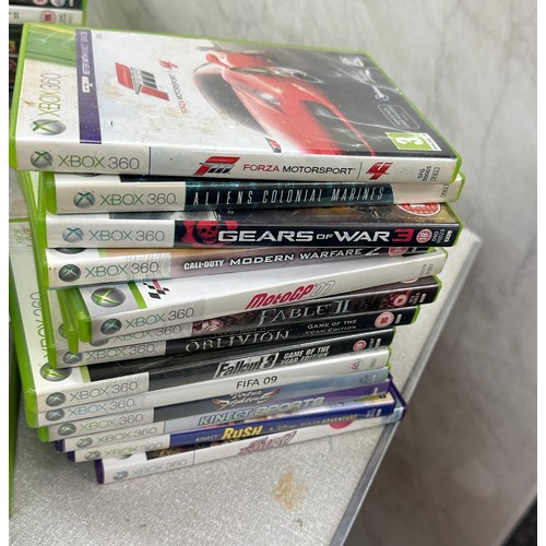 189 - XBOX 360 and a selection of XBOX 360 games - untested