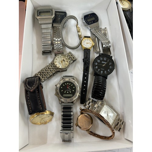 482 - Large selection of assorted wristwatches, untested