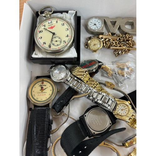 484 - Large selection of assorted wristwatches, untested