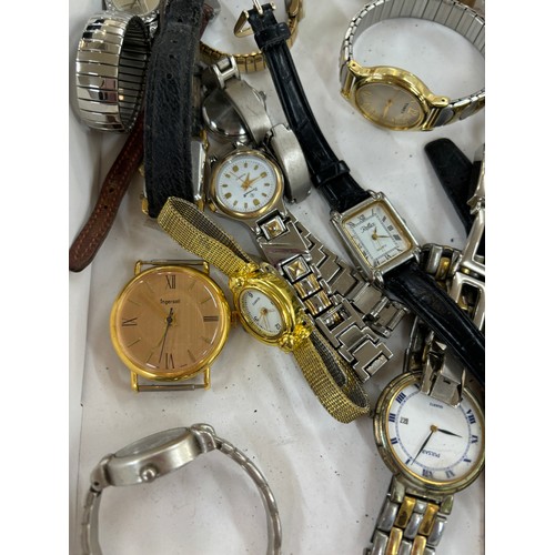 485 - Large selection of assorted wristwatches, untested