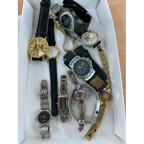 486 - Large selection of assorted wristwatches, untested