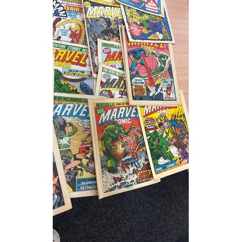 361 - Selection of Vintage Marvel comics to include Spiderman etc