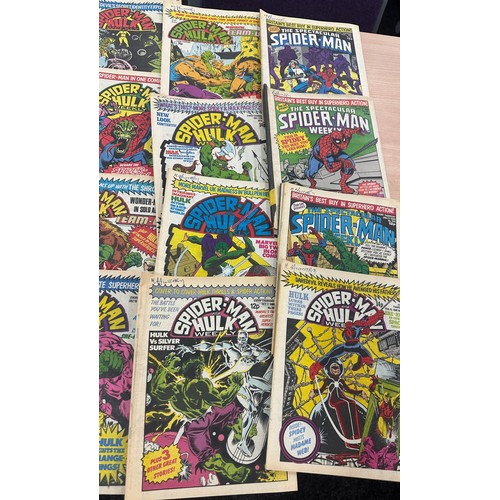 349 - Selection of Vintage Marvel comics